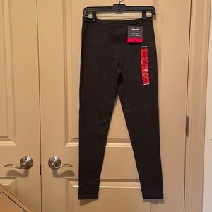 NWT Kirkland French Terry leggings.  Medium, dark grey.
